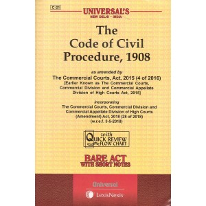 Universal's The Code of Civil Procedure 1908 [CPC] Bare Act